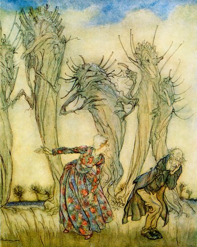 Mr and Mrs Vinegar, from English Fairy Tales Retold by F.A. Steel, 1927 by Arthur Rackham